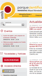 Mobile Screenshot of parquecientificoumh.es